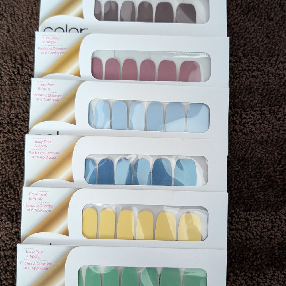 Color street solids/shimmer bundle